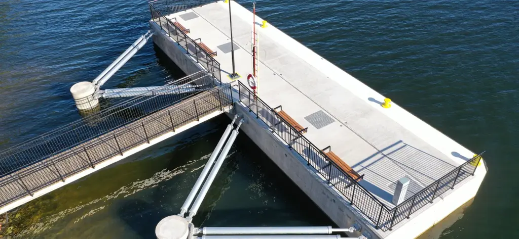 Flytande färjelägen