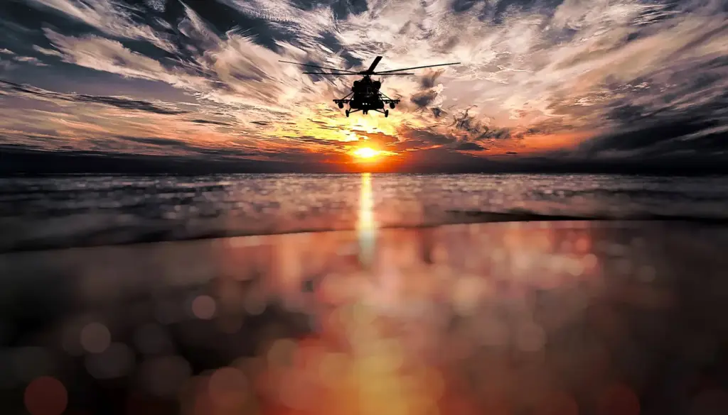 SFM_helikopterplatform Helikopterplattform landning